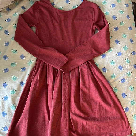 NWT Aritzia Talula lambeth dress code in heather mars red - size XS - Picture 2 of 6